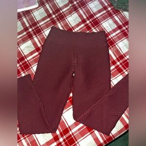 Croco skin merlot Leggings